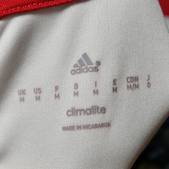 Adidas red and white baseball Jersey climacool - Picture 5 of 5